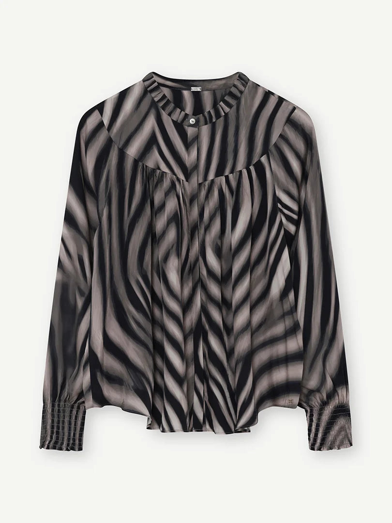 Gustav Kamelia Palm Print Shirt