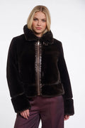 Rino & Pelle Lambra Short Faux Fur Jacket