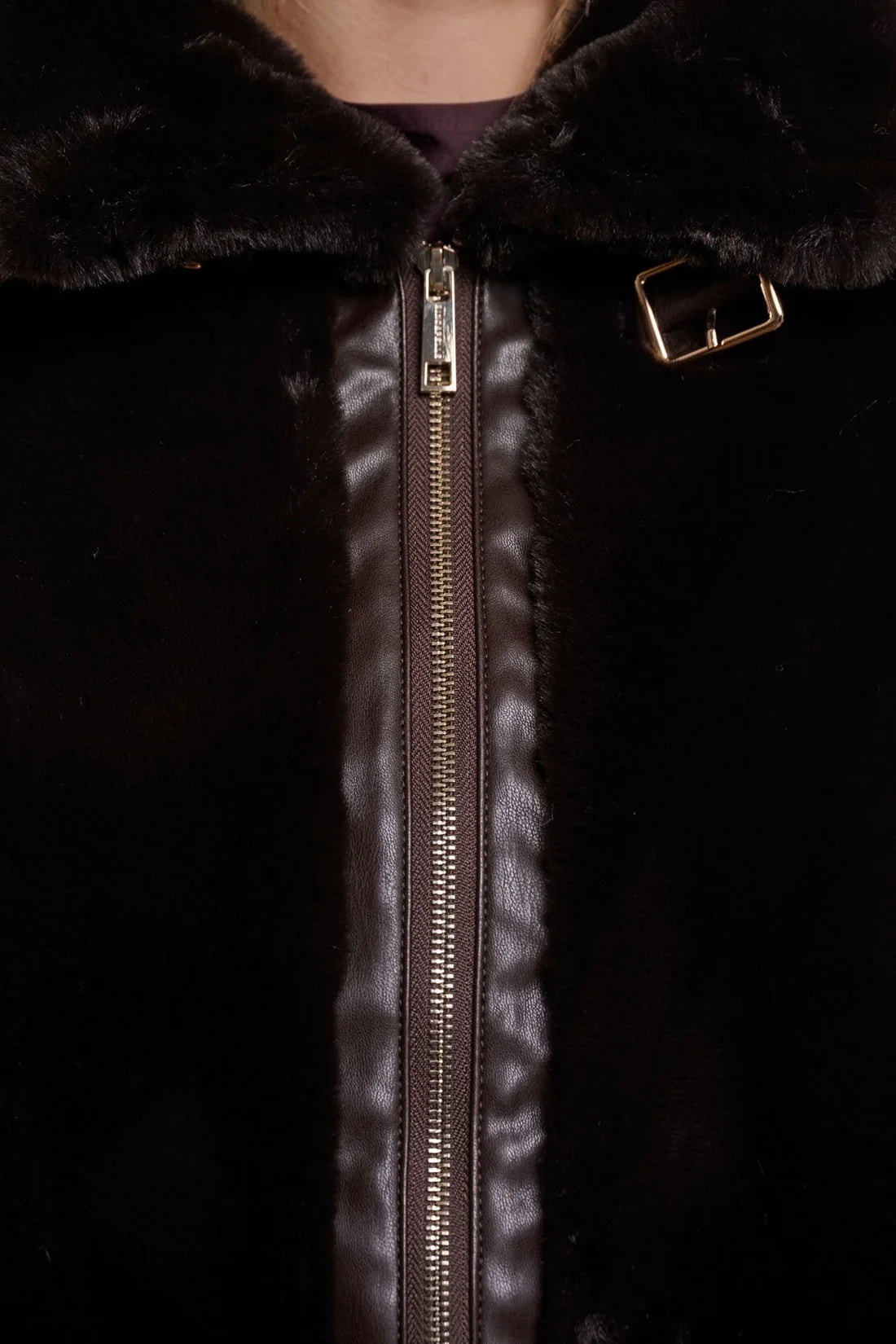 Rino & Pelle Lambra Short Faux Fur Jacket
