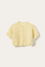 Load image into Gallery viewer, Noella Lorell Butter Yellow Mohair Cardigan
