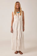 Maison Hotel Gino White Cotton Sun dress