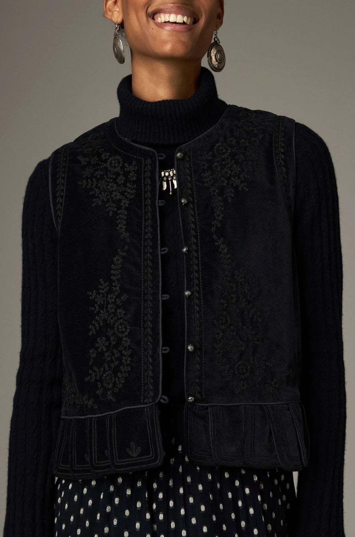 Maison Hotel Bob Velvet Vest