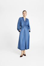 Load image into Gallery viewer, Gustav Mabell Chambray Midi Skirt
