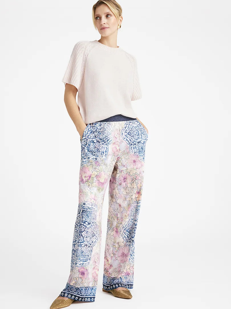 Gustav Marisa Wide Leg Pants Tile Print