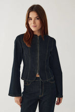 Load image into Gallery viewer, Noella Mazie Dark wash Denim Jacket
