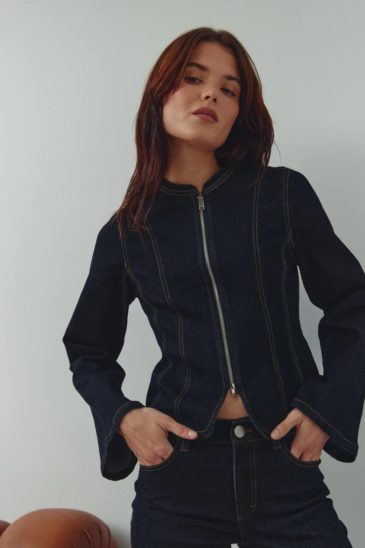 Noella Mazie Dark wash Denim Jacket