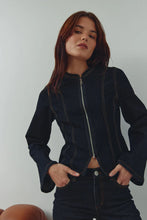Load image into Gallery viewer, Noella Mazie Dark wash Denim Jacket
