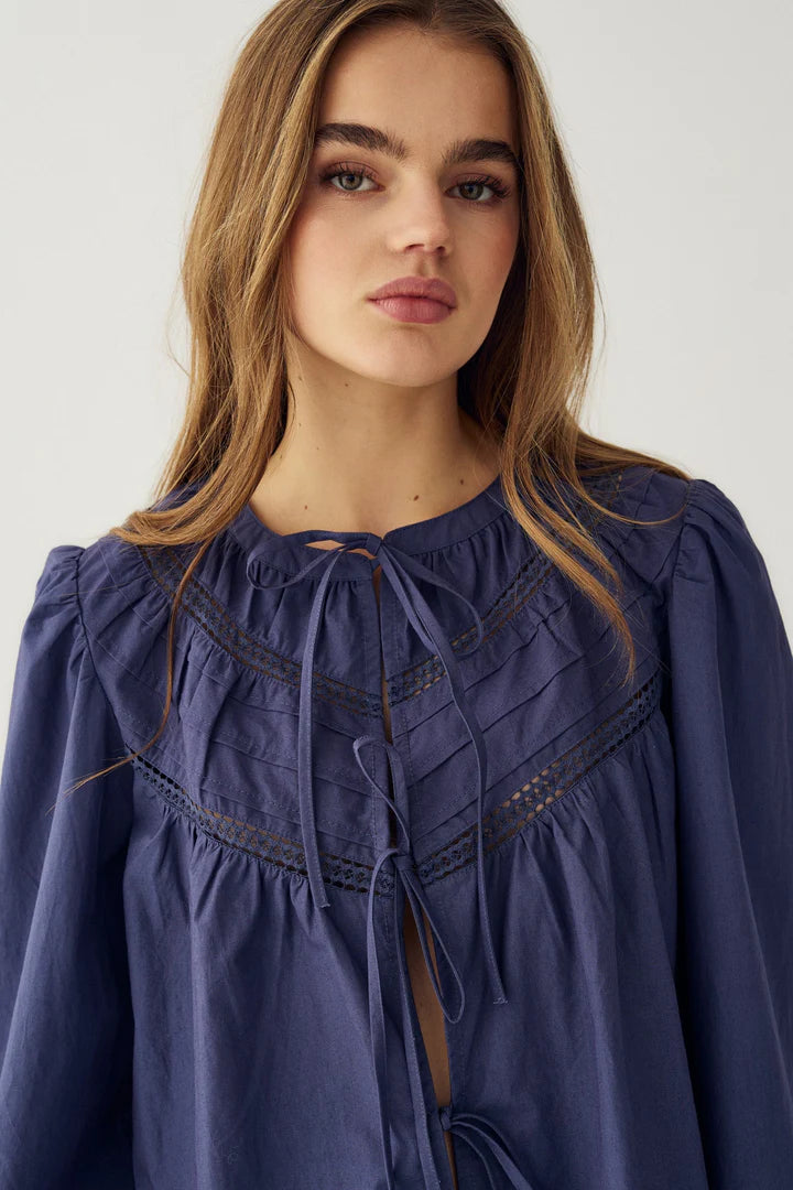 Noella Marceline Tie up Blouse
