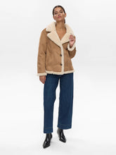 Load image into Gallery viewer, Numph Elliota Reversible Faux Shearling Jacket
