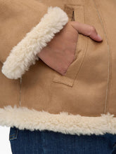 Load image into Gallery viewer, Numph Elliota Reversible Faux Shearling Jacket
