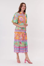 Load image into Gallery viewer, Derhy Tennis Cotton Midi Floral Dress
