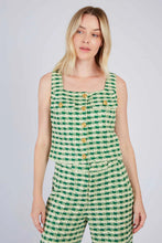 Load image into Gallery viewer, Derhy Laeticia Gingham Bustier Top
