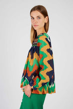 Load image into Gallery viewer, Derhy Lily Printed Cotton Blouse
