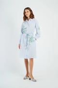 Derhy Megan Striped Cotton Dress