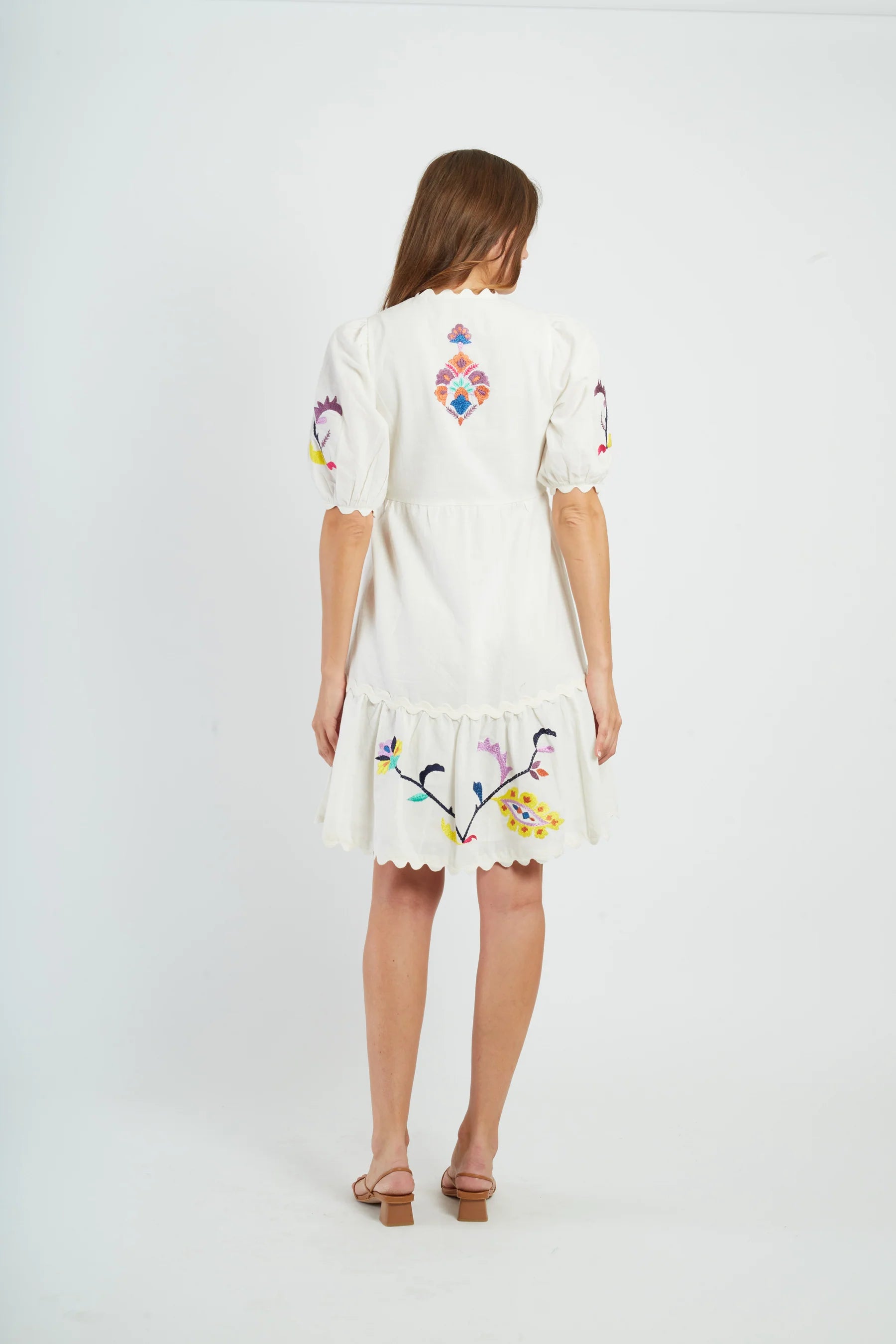 Derhy Gracile Embroidered Dress