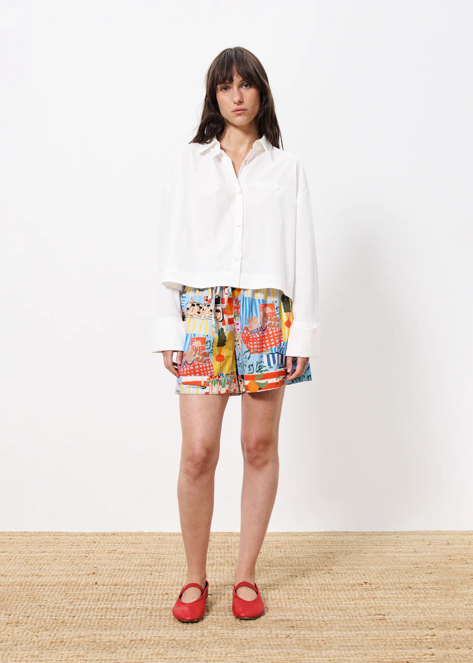 FRNCH Annea Market Print Shorts