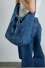 Load image into Gallery viewer, Damson Madder Denim Sling Bag
