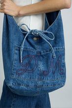 Load image into Gallery viewer, Damson Madder Denim Sling Bag
