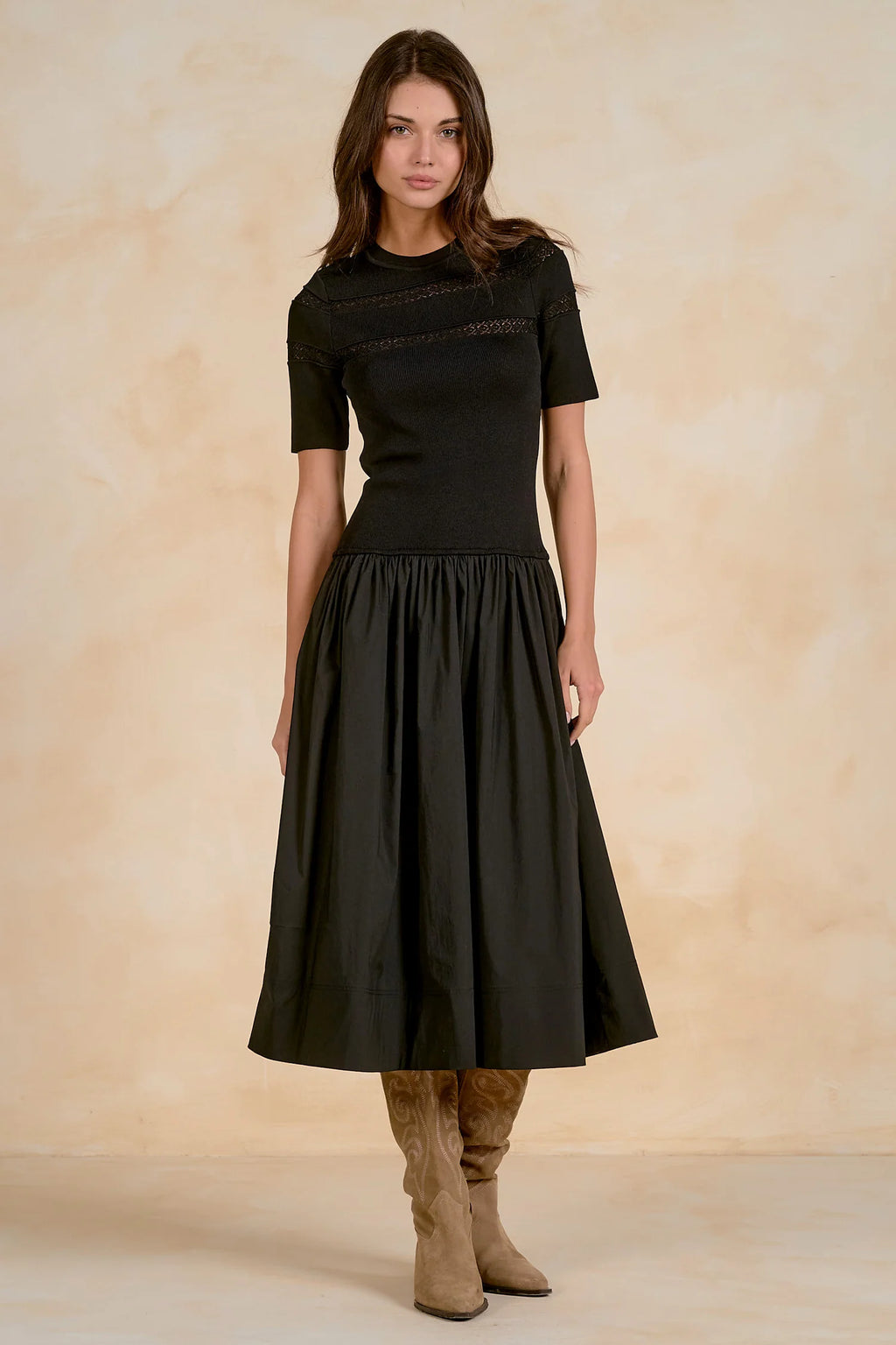 Elan Low Waist Tshirt Dress