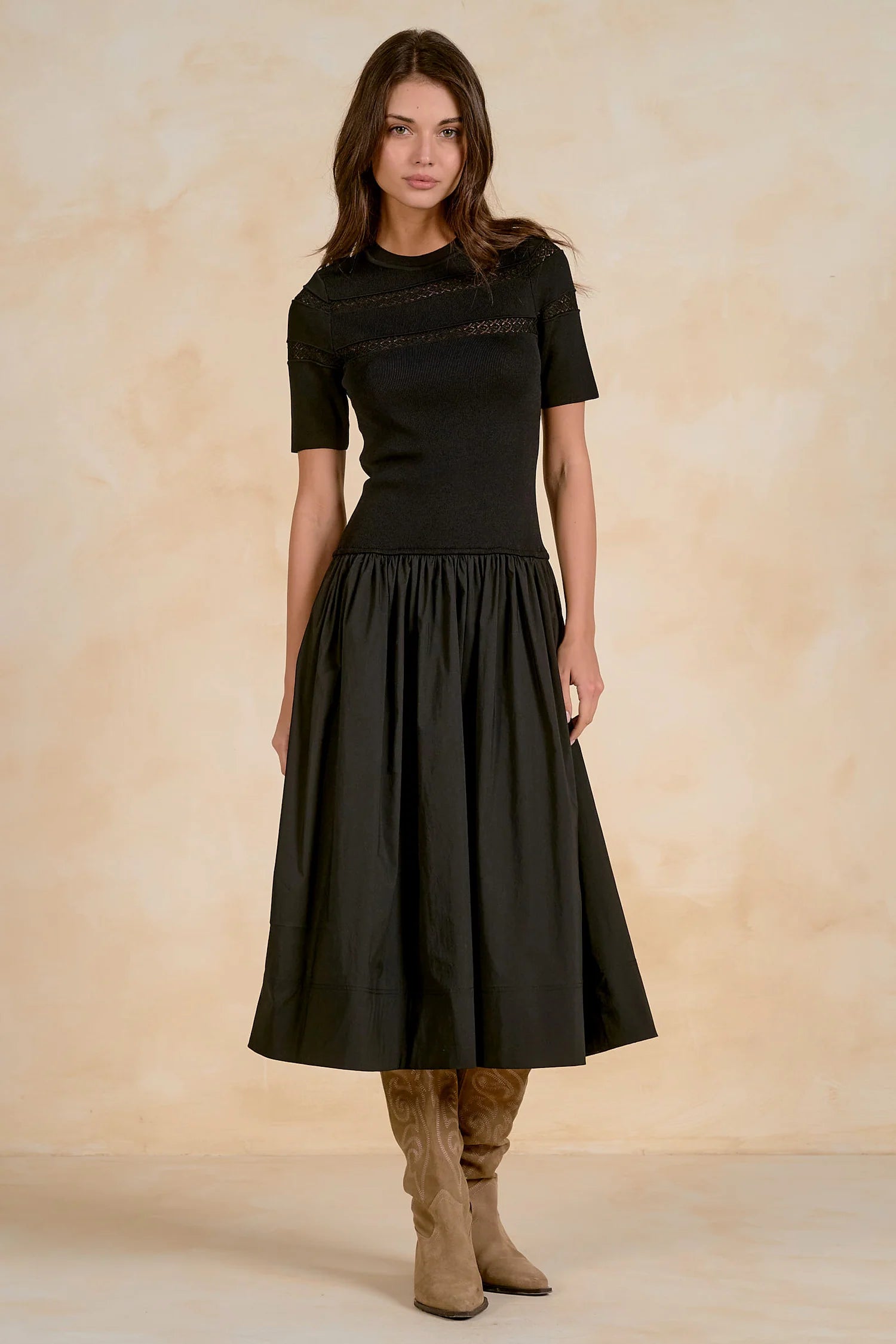 Elan Low Waist Tshirt Dress