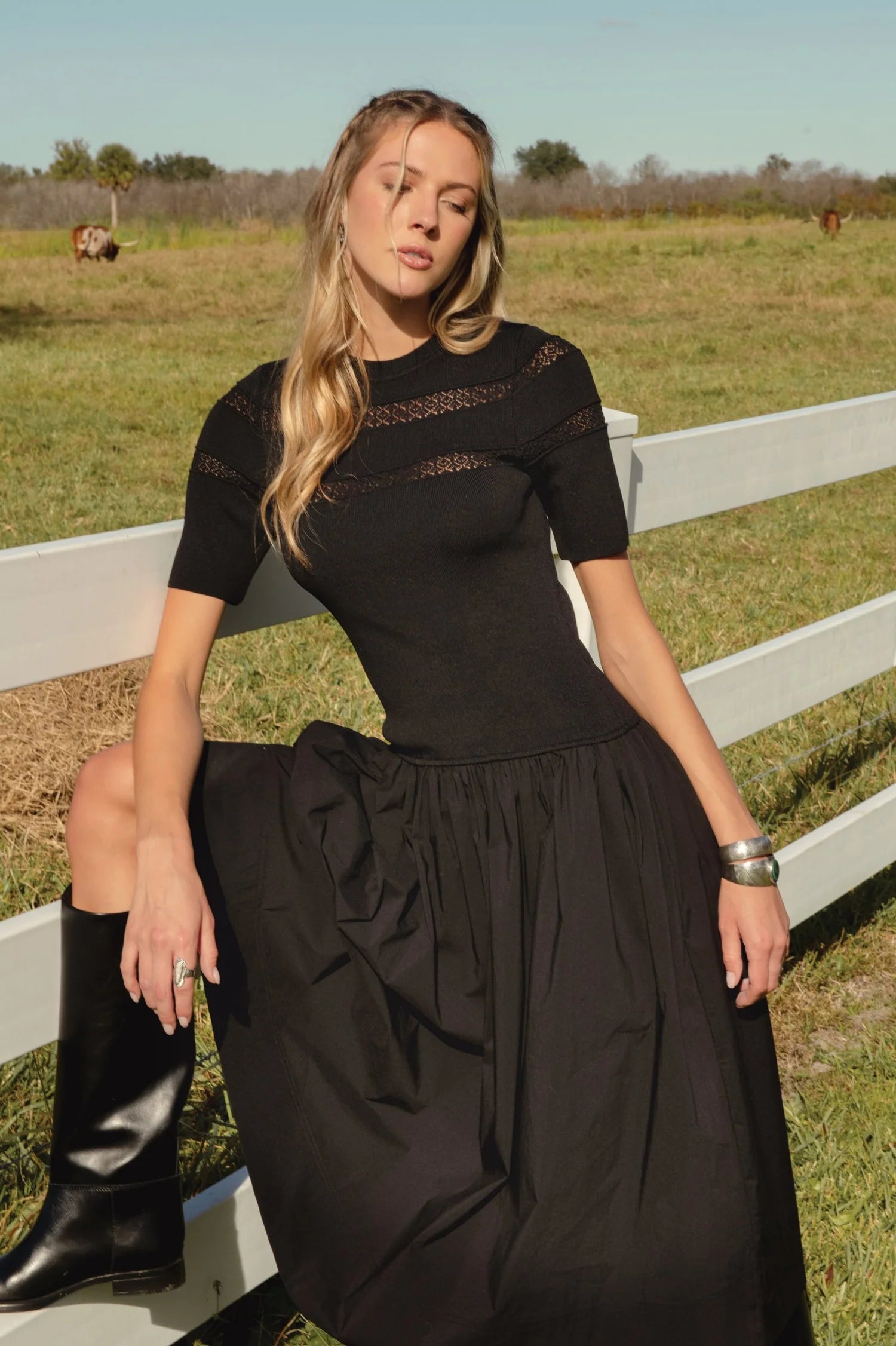 Elan Low Waist Tshirt Dress
