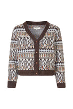Load image into Gallery viewer, Lollys Laundry Saxo Fairisle Cardigan
