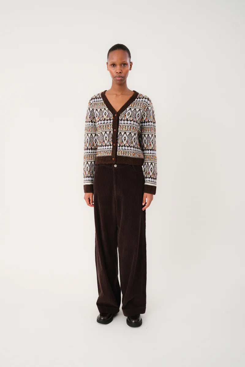 Lollys Laundry Saxo Fairisle Cardigan