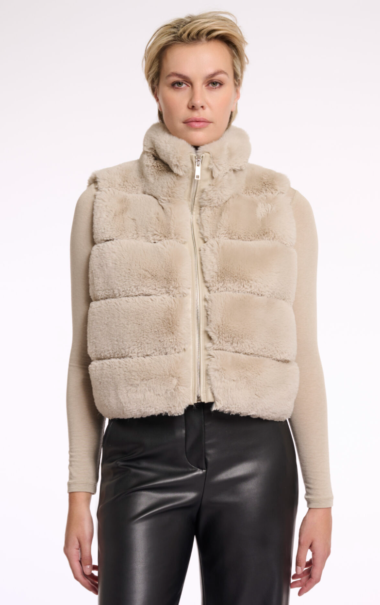 Rino & Pelle May Faux Fur Waistcoat