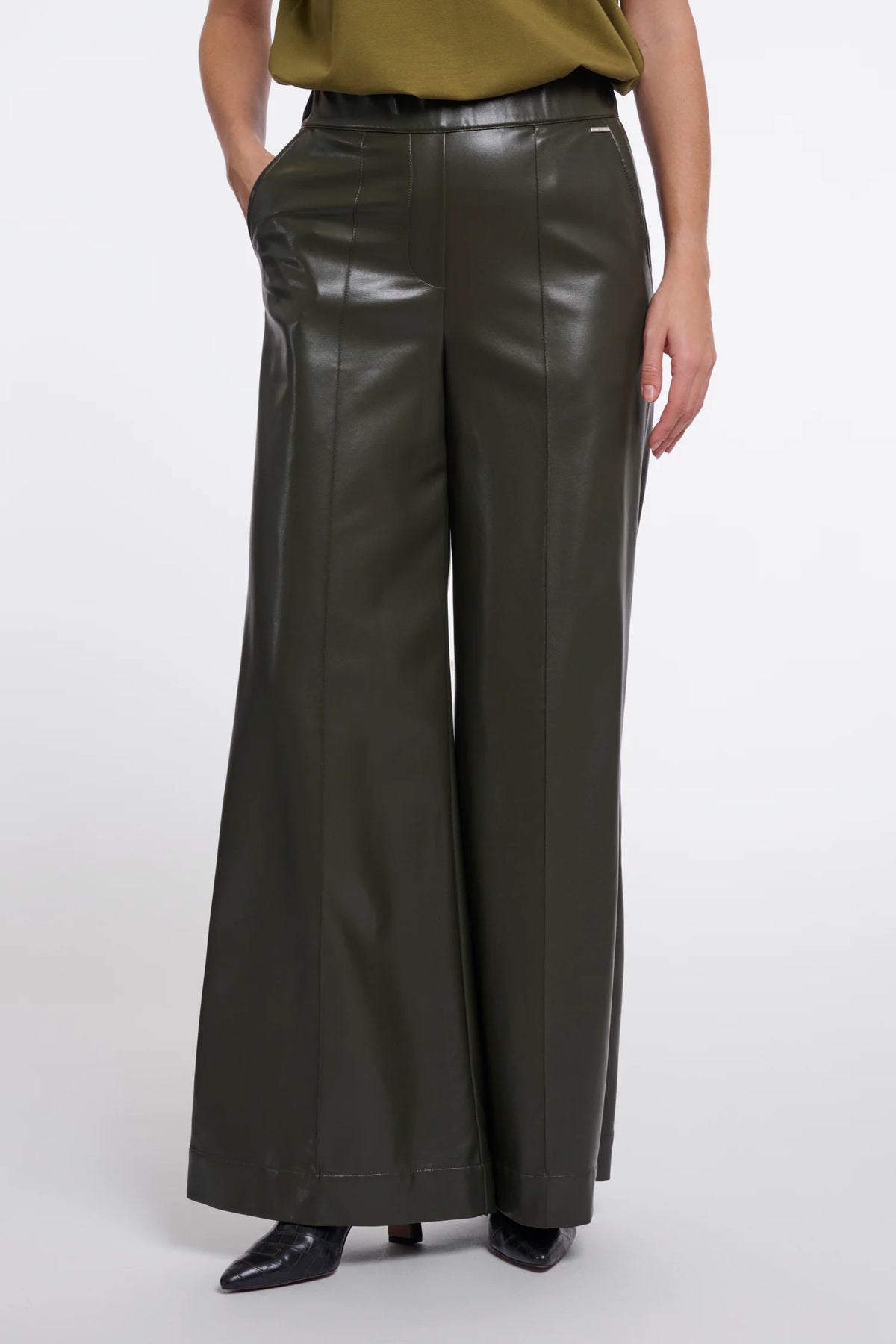 Rino & Pelle Therese Wide Leg Faux leather Pants