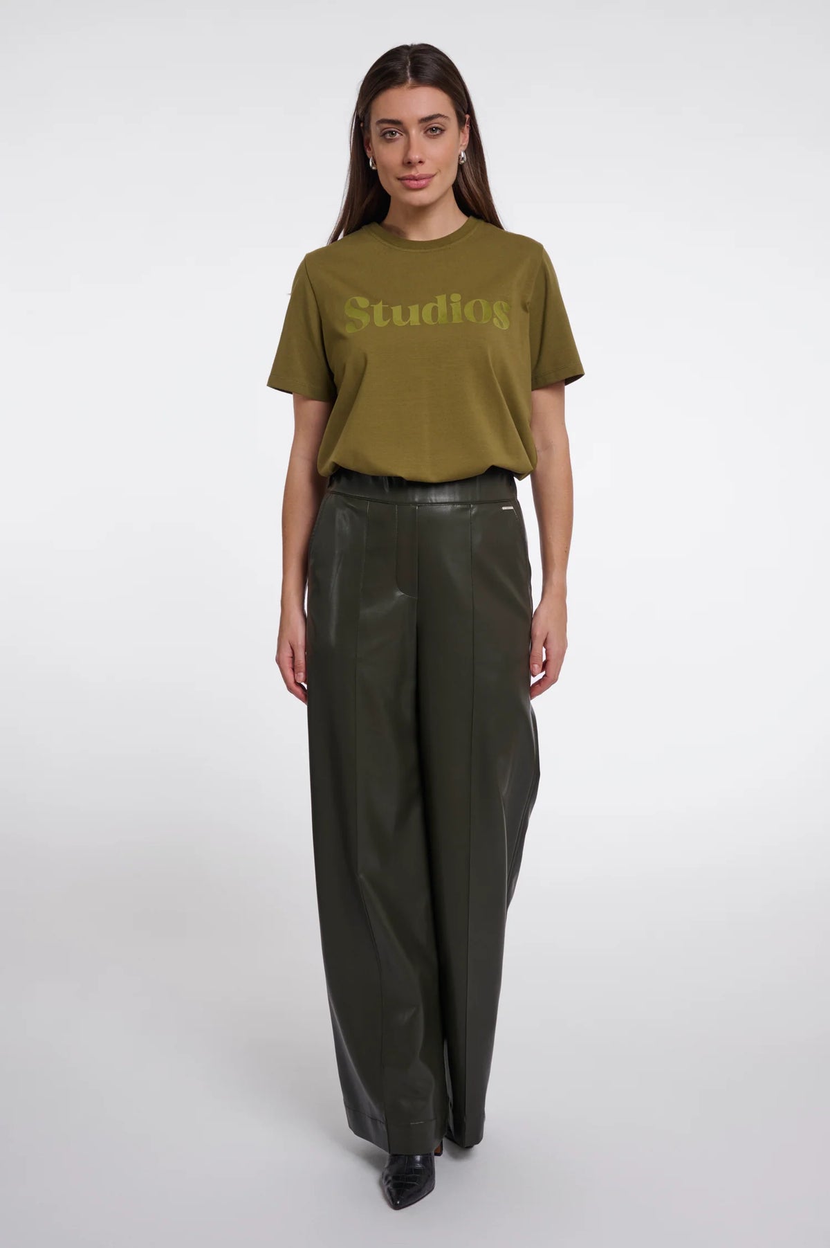 Rino & Pelle Therese Wide Leg Faux leather Pants