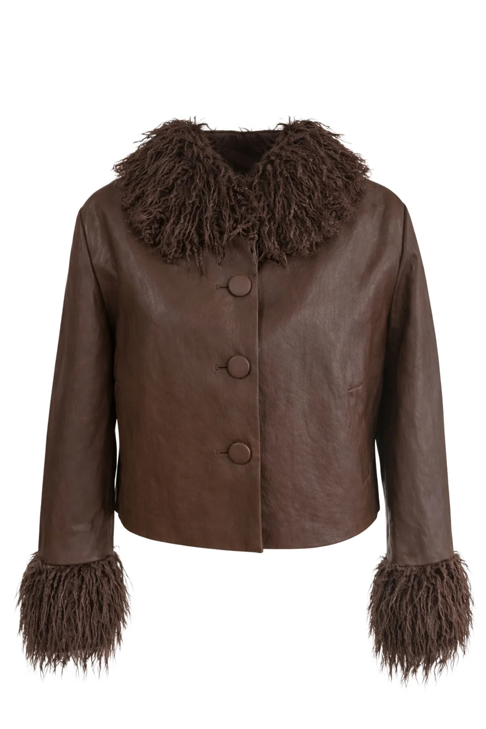 Lollys Laundry Tracy Leather Look Jacket
