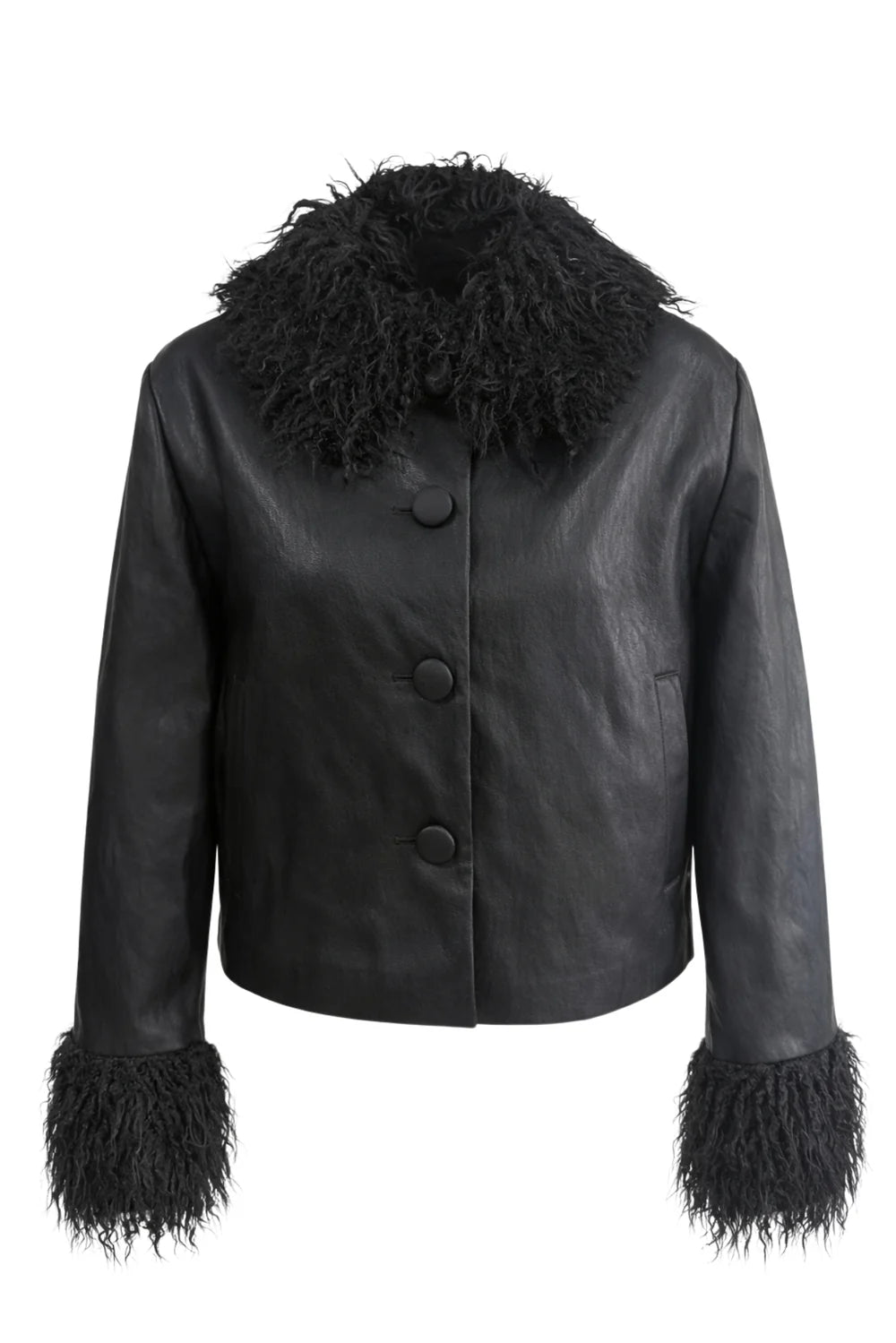 Lollys Laundry Tracy Leather Look Jacket