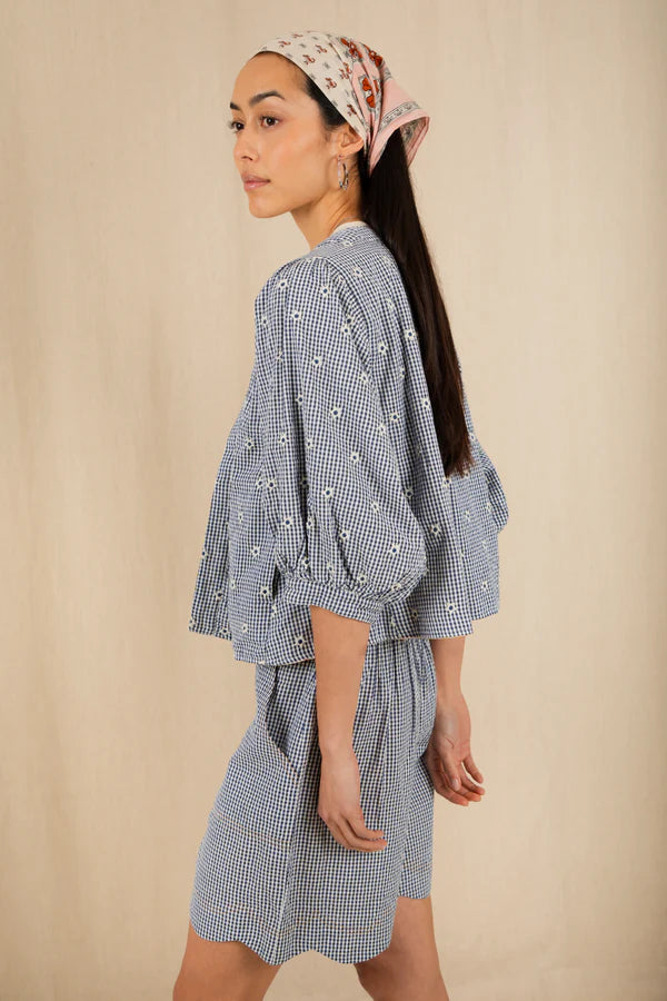 Bonte Vida Reversible Gingham Jacket