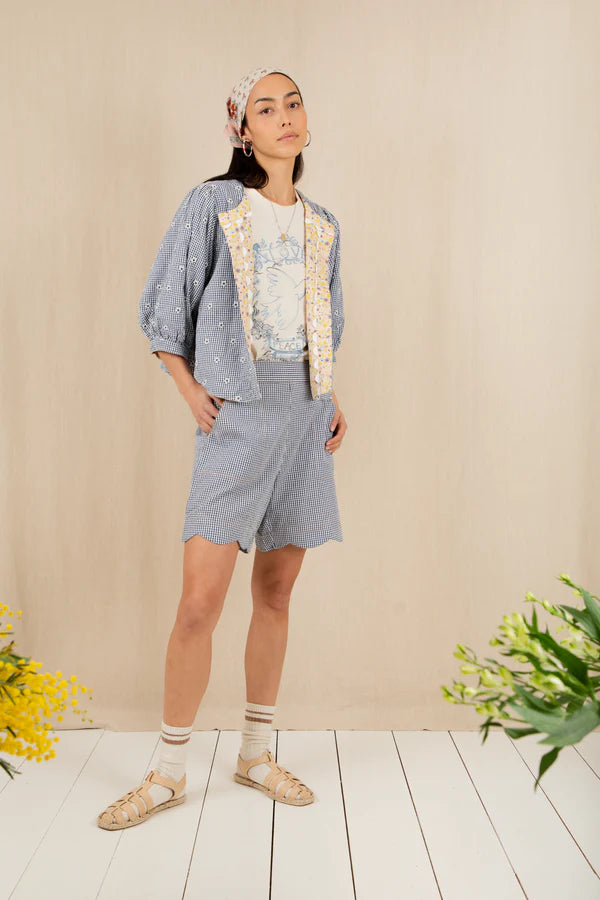 Bonte Vida Reversible Gingham Jacket