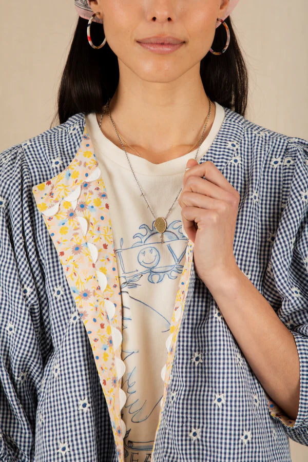 Bonte Vida Reversible Gingham Jacket