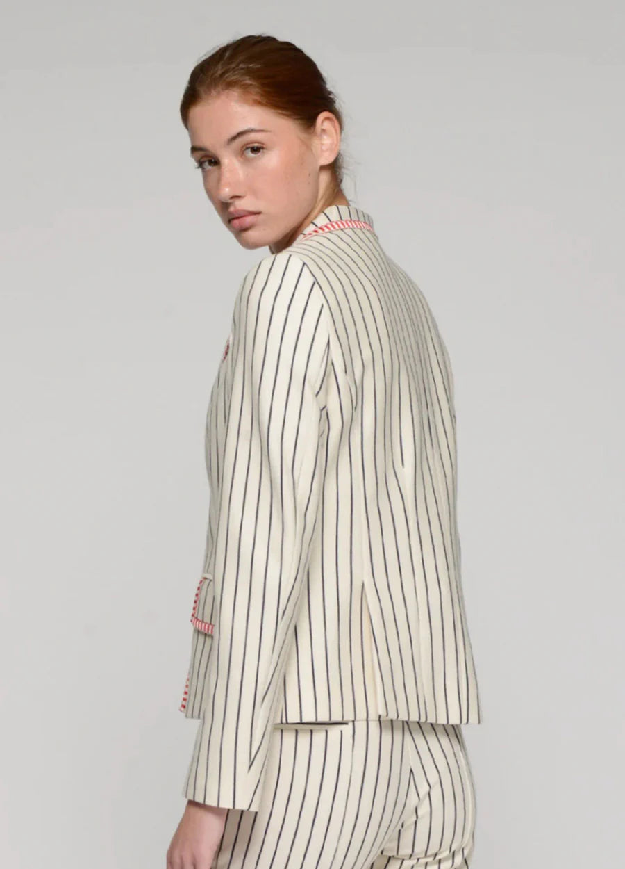 Vilagallo Nuria Striped Blazer