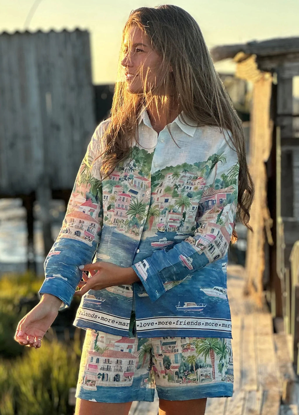 Vilagallo Puerto Banus Linen Shirt