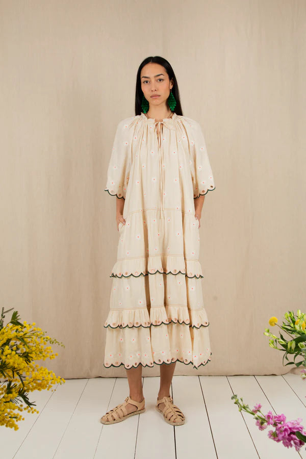 Bonte Winona Scalloped Long dress