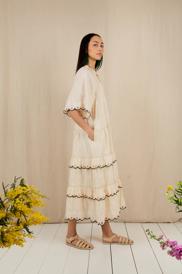 Bonte Winona Scalloped Long dress