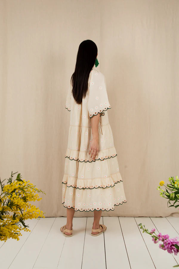 Bonte Winona Scalloped Long dress