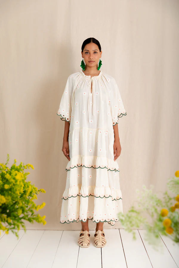 Bonte Winona Scalloped Long dress