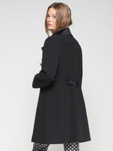 Load image into Gallery viewer, Vilagallo Kate Straight Velvet Lapel Coat
