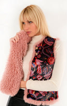 Load image into Gallery viewer, Wild Colbi Pink Boho Reversible Waistcoat
