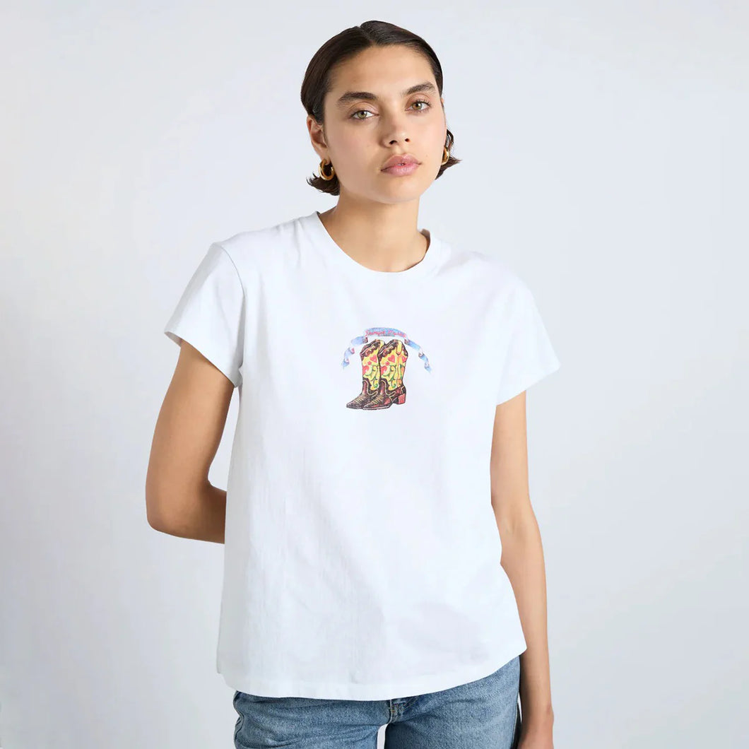 Damson Madder Cowboy Shrunken Tee