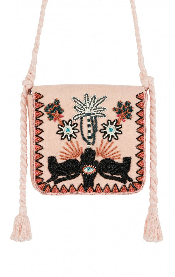 Wild Epona Velvet Embroidered Bag