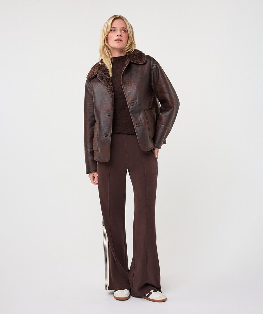 Esqualo Reversible Faux Shearling Jacket