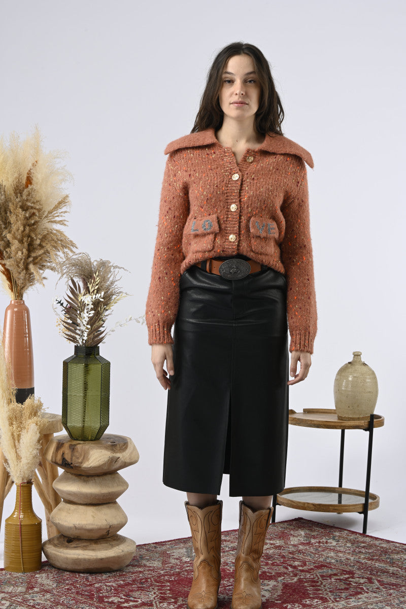 Orfeo Koline LOVE Chunky Cardi