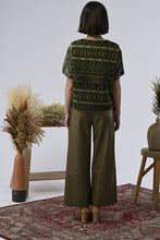 Load image into Gallery viewer, Orfeo Nelly Ikat Fleece Gilet
