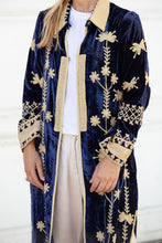 Load image into Gallery viewer, Pamela Shiffer Silk Velvet Embd Coat
