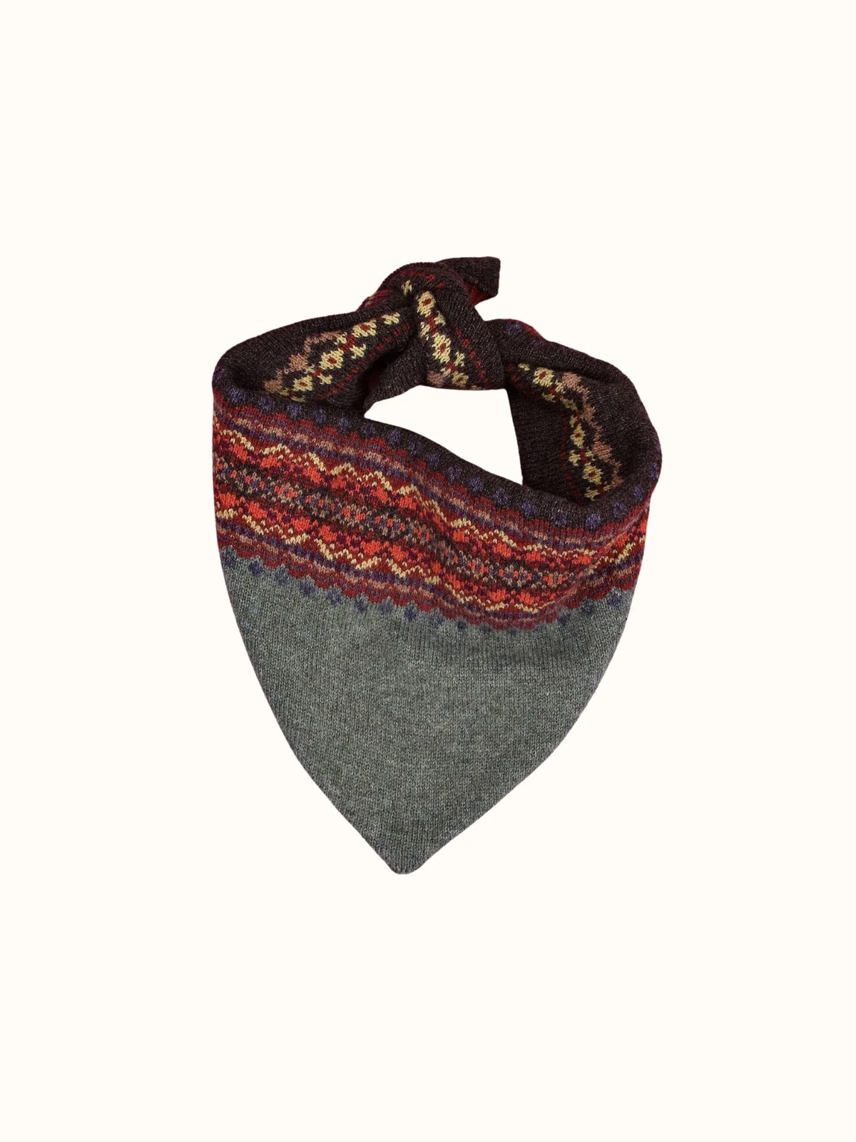 Eribe Fairisle Wool Neckerchief